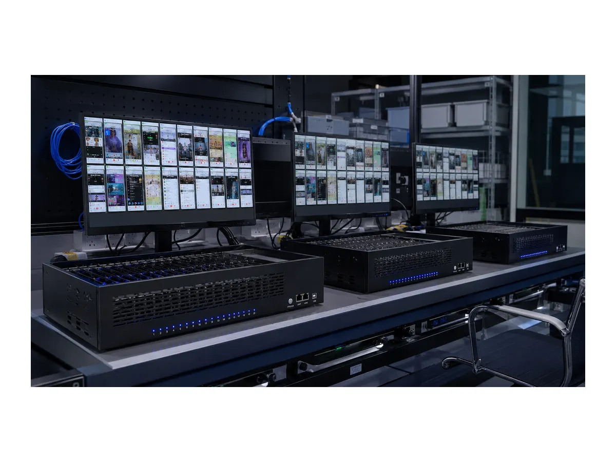 Rackmount Phone Farm +20